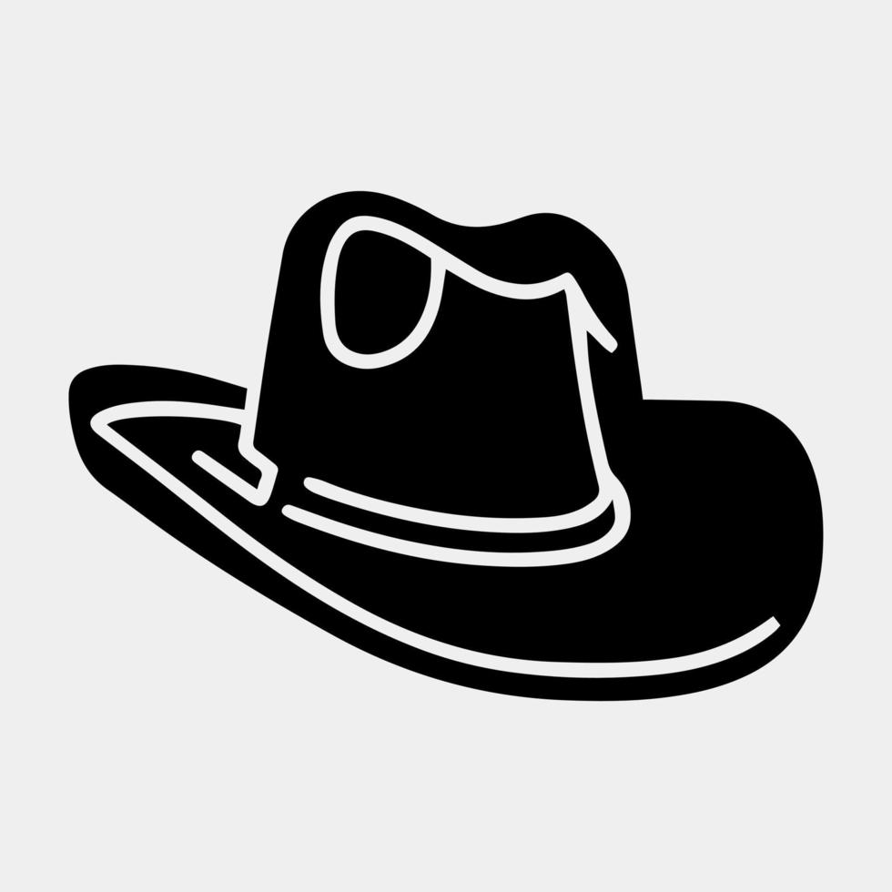 cowboy hatt vektor illustration isolerat