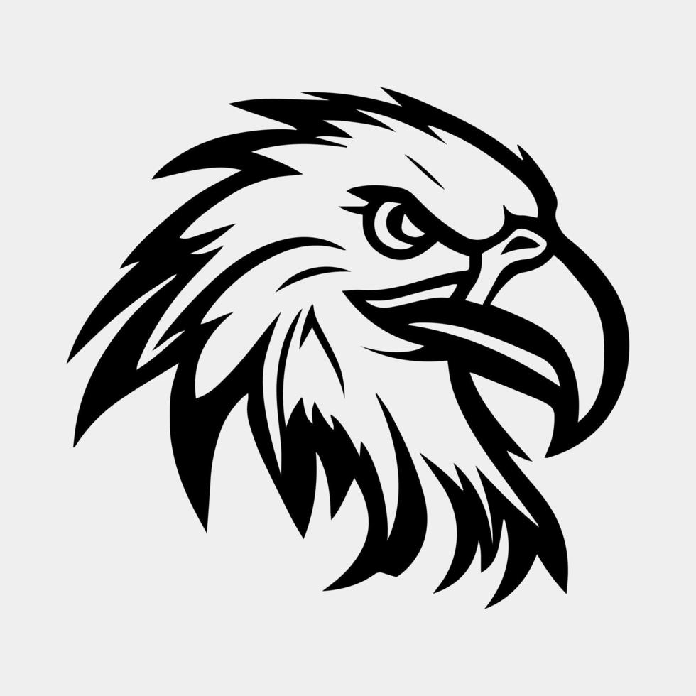 Adler Kopf Vektor Illustration, können Sein benutzt zum Maskottchen, Logo, bekleidung und Mehr