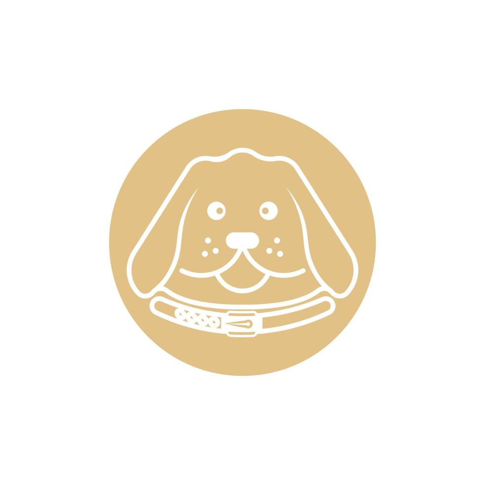 hund logotyp vektor design ikon