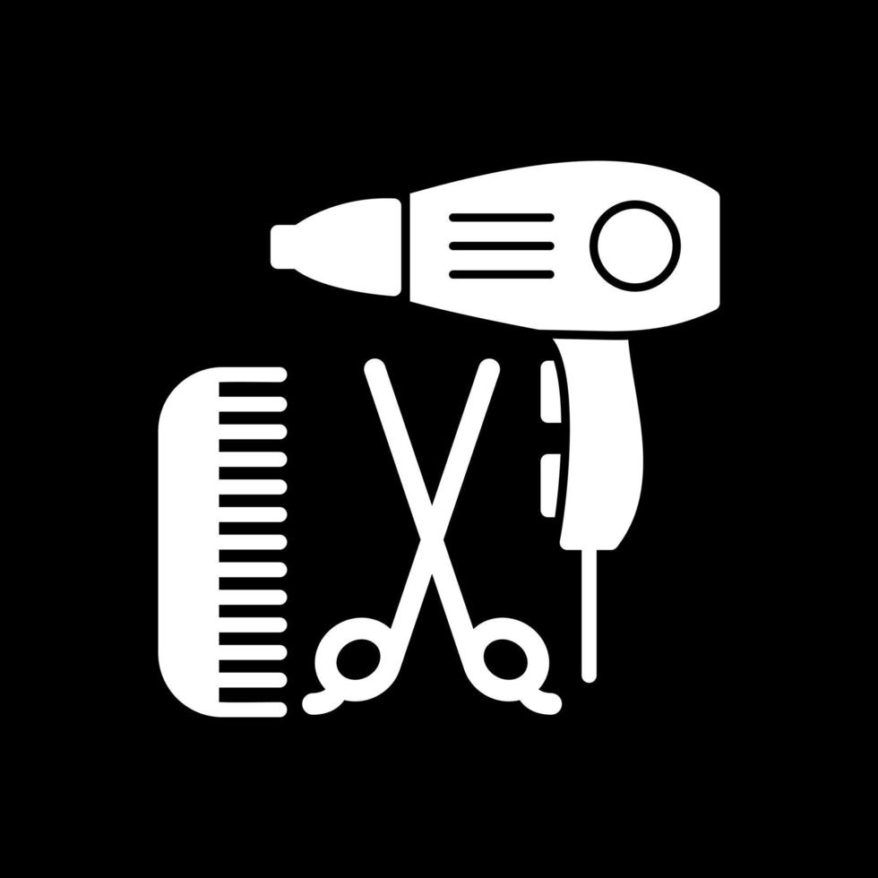 Friseur-Vektor-Icon-Design vektor