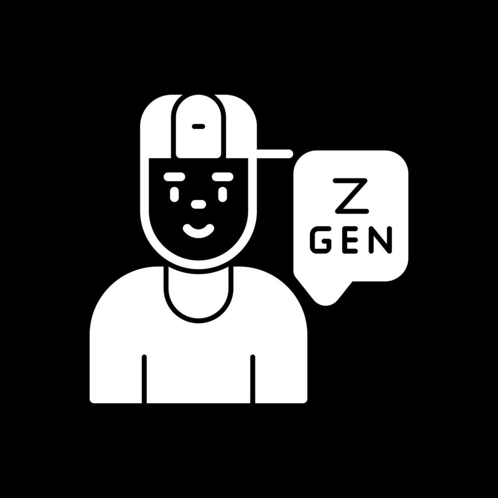 Generation z-Vektor-Icon-Design vektor