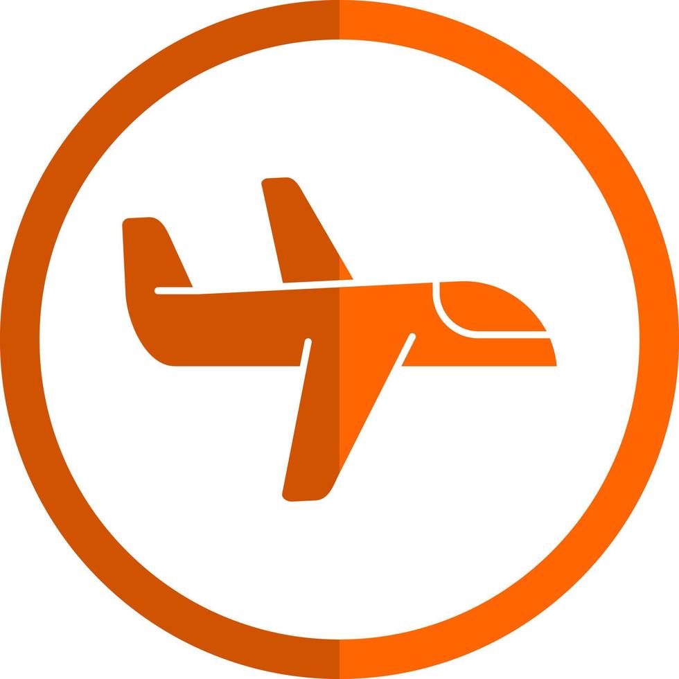 Flugzeug-Vektor-Icon-Design vektor