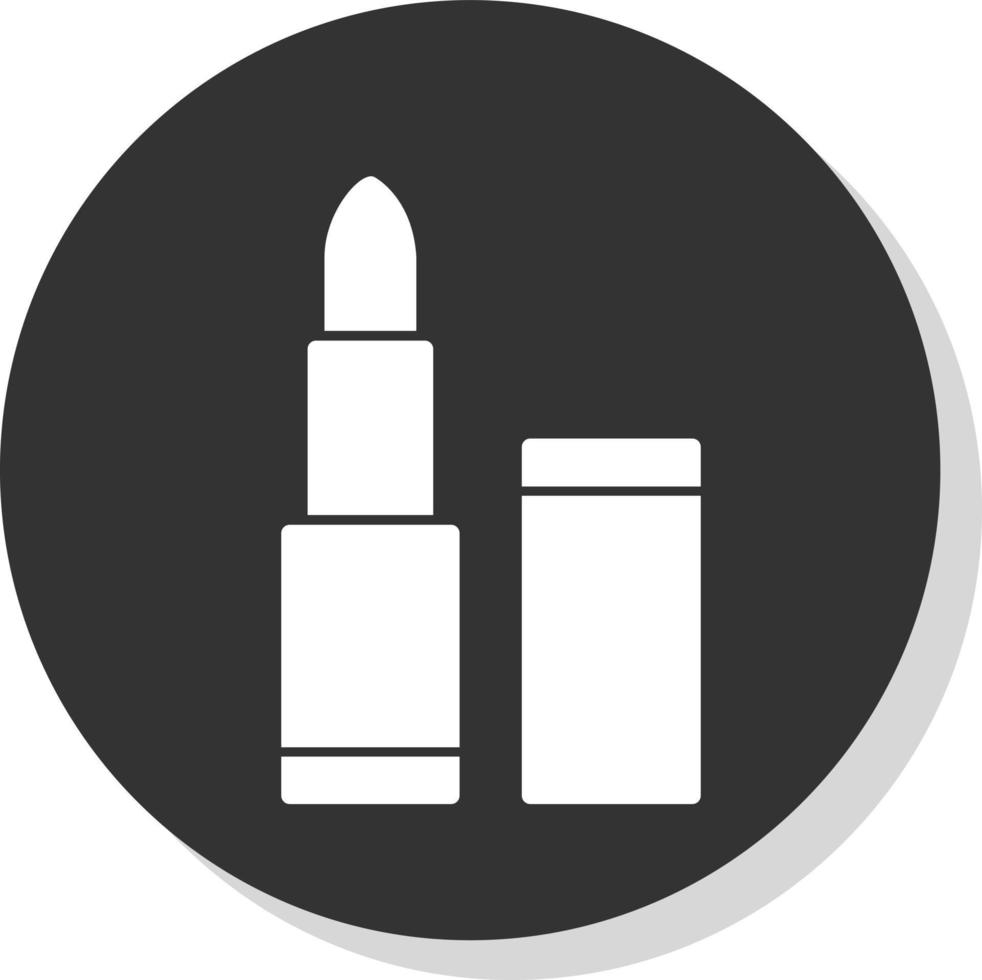 Lippenstift-Vektor-Icon-Design vektor