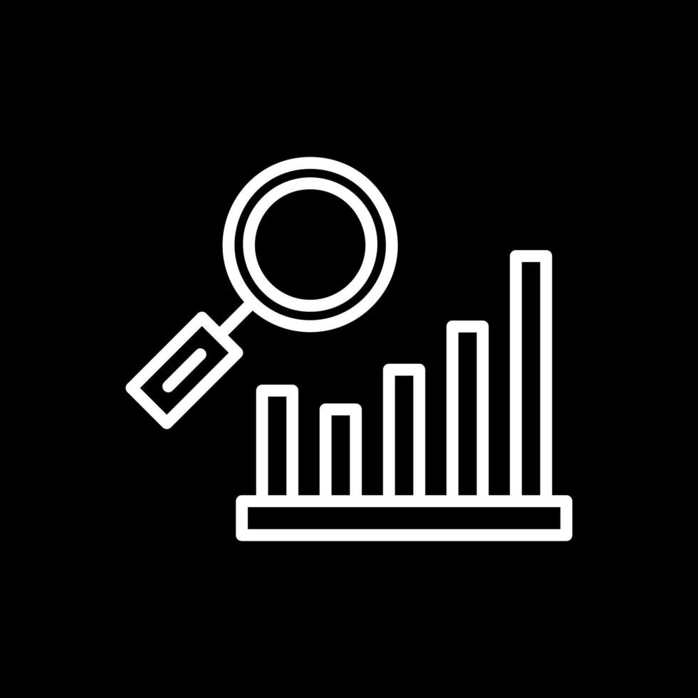 bar Diagram forskning vektor ikon design