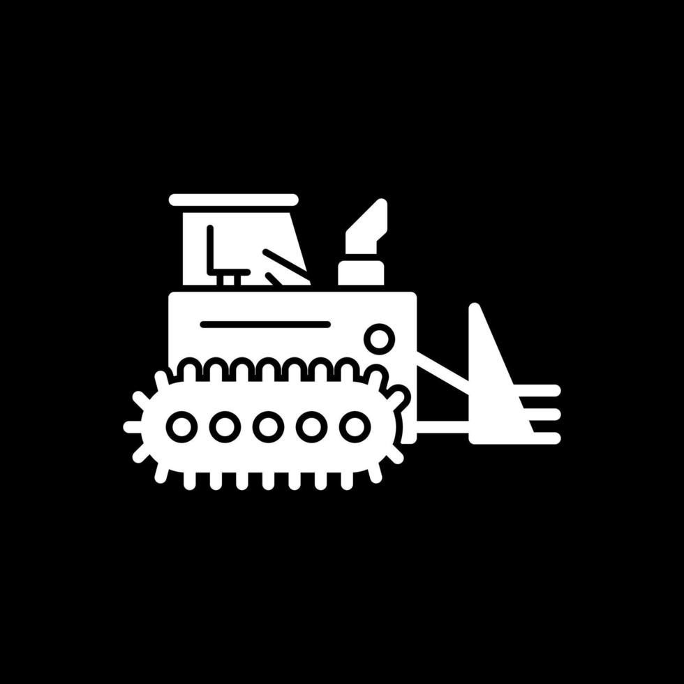 bulldozer vektor ikon design