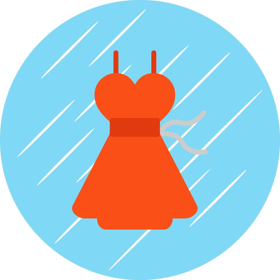 Kleid-Vektor-Icon-Design vektor