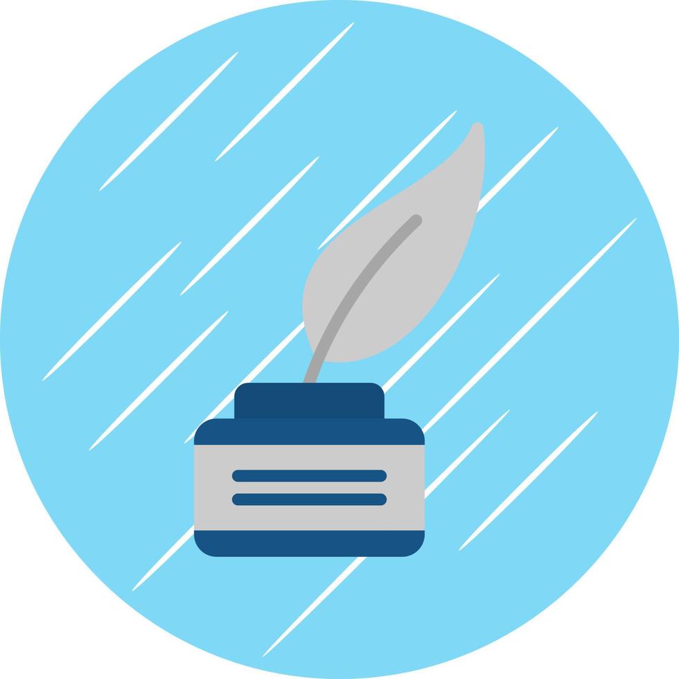 Federstift-Vektor-Icon-Design vektor