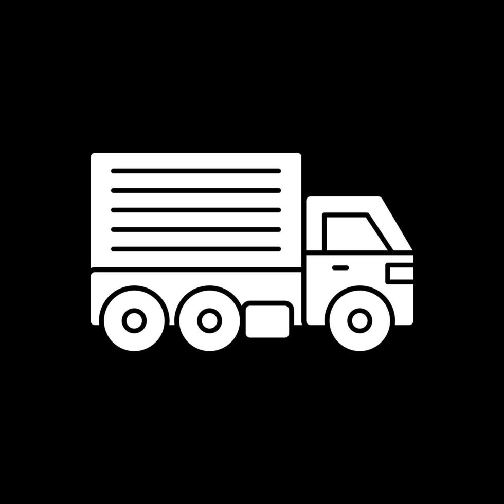 Fracht-LKW-Vektor-Icon-Design vektor