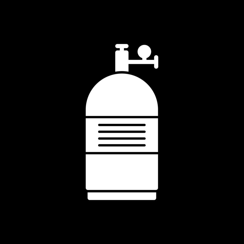 Sauerstofftank-Vektor-Icon-Design vektor