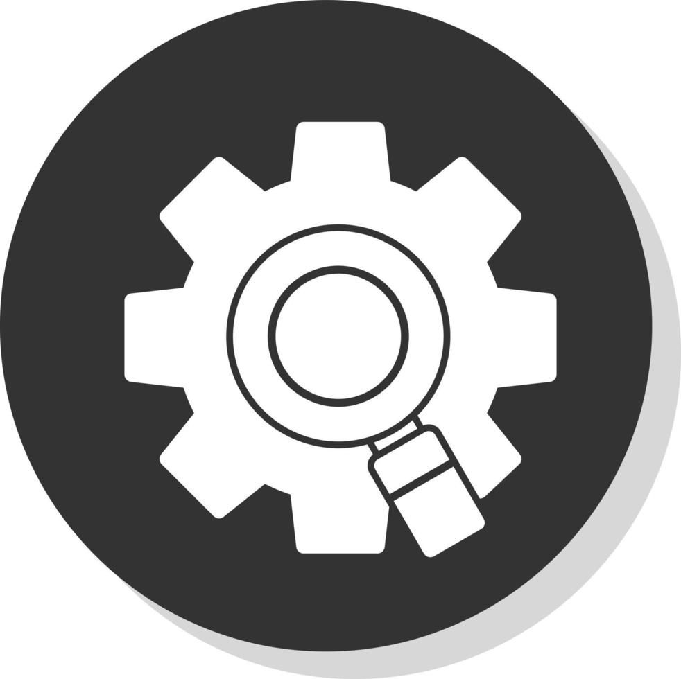 Suchmaschinen-Vektor-Icon-Design vektor