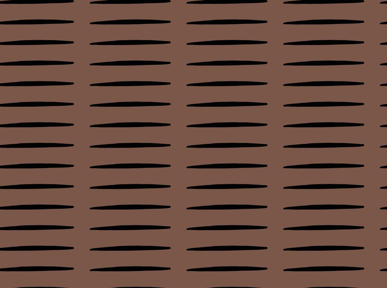 handritade, bruna, svarta linjer sömlösa mönster vektor
