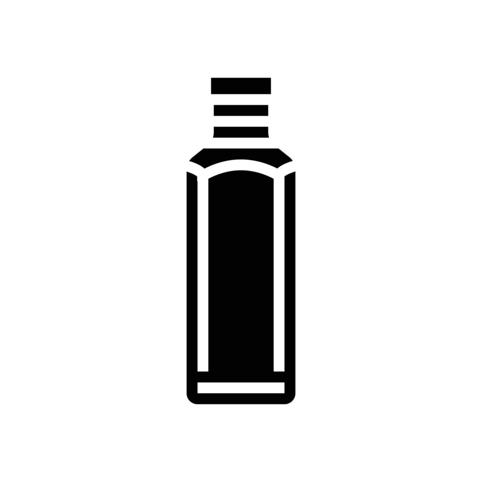 juice plast flaska glyf ikon vektor illustration