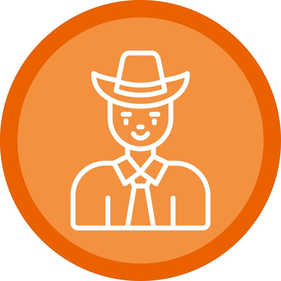 Cowboy-Vektor-Icon-Design vektor