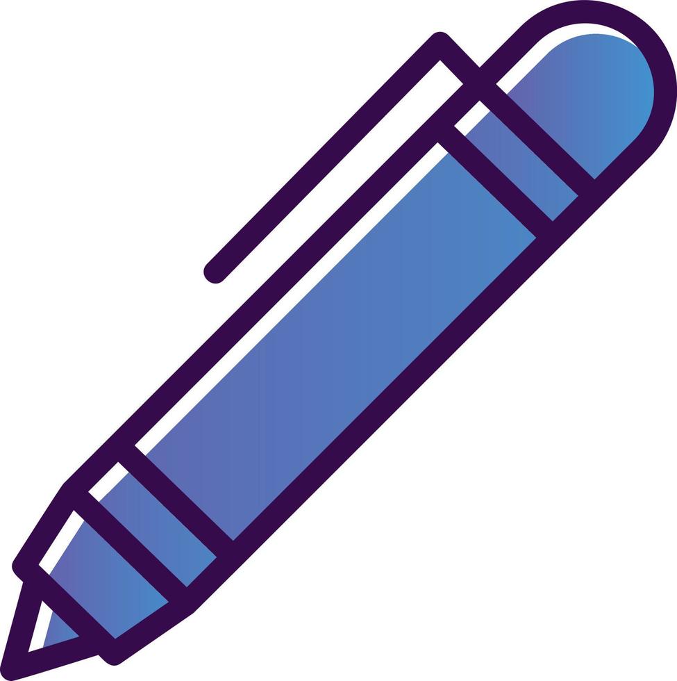 Kugelschreiber-Vektor-Icon-Design vektor