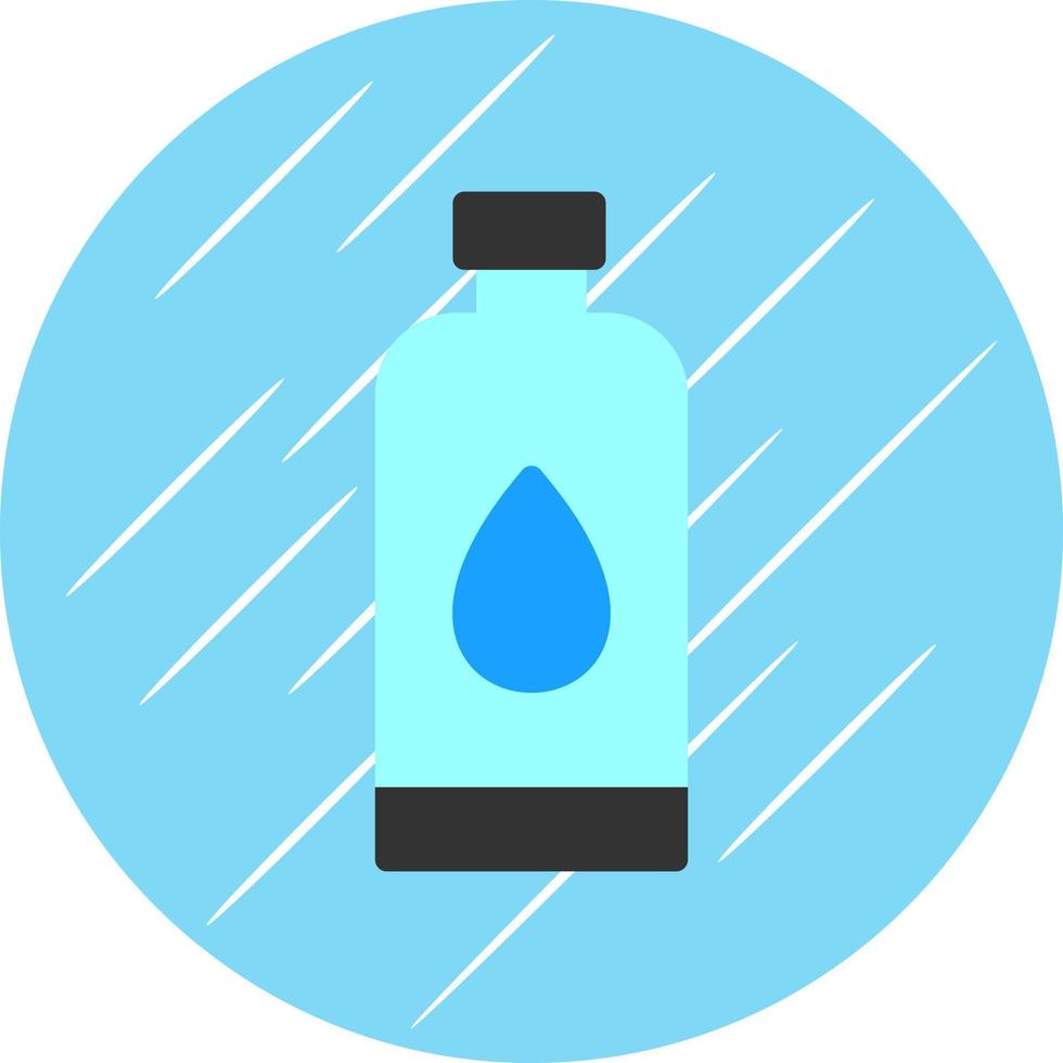 Wasserflaschen-Vektor-Icon-Design vektor