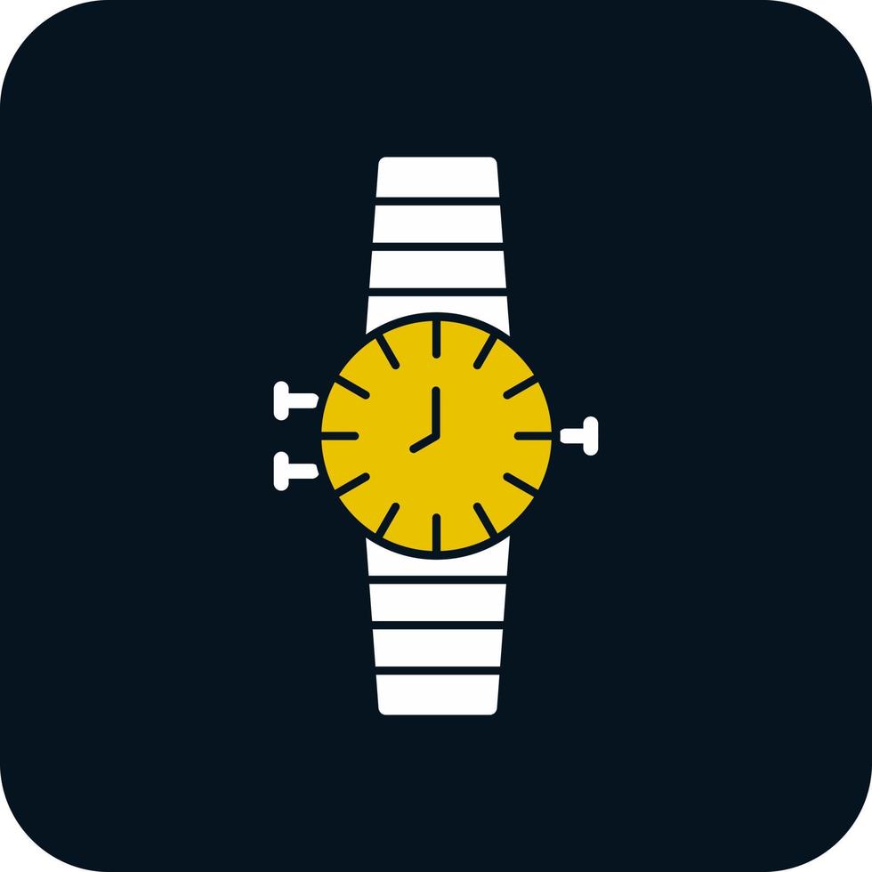 Armbanduhr-Vektor-Icon-Design vektor