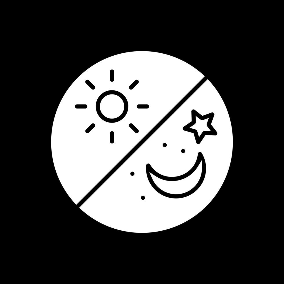 Tag und Nacht-Vektor-Icon-Design vektor