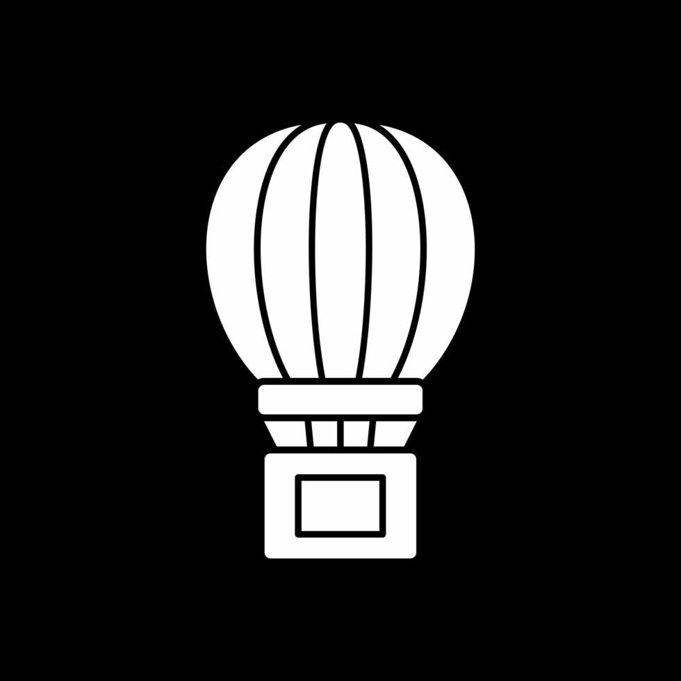 luft ballong leverans vektor ikon design