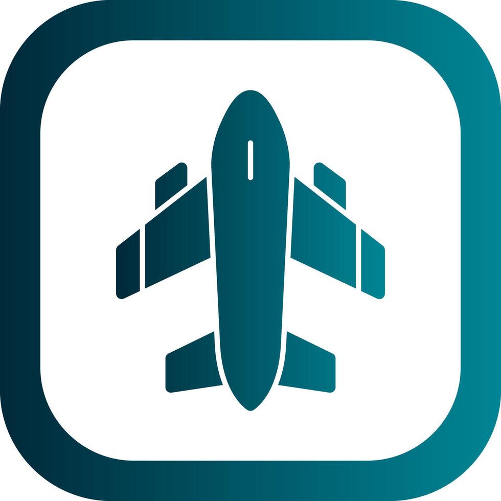 Flugzeug-Vektor-Icon-Design vektor