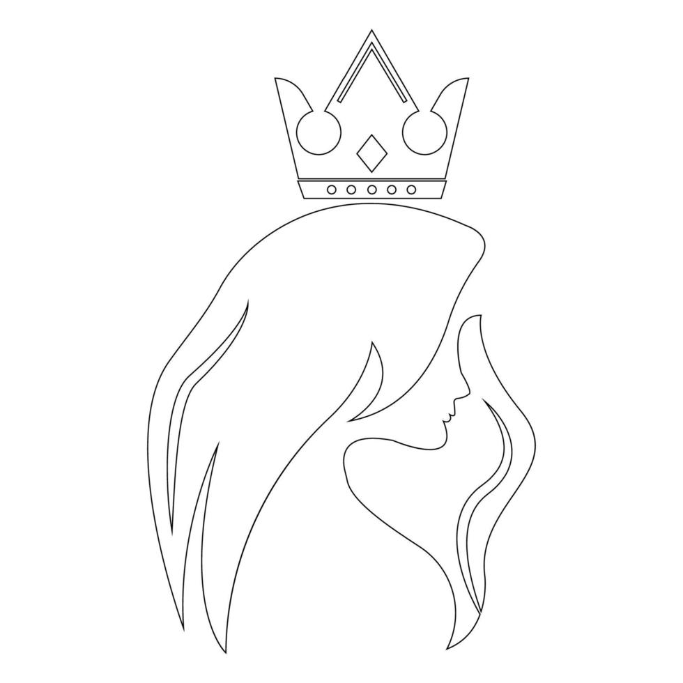 Königin Symbol Illustration Vektor