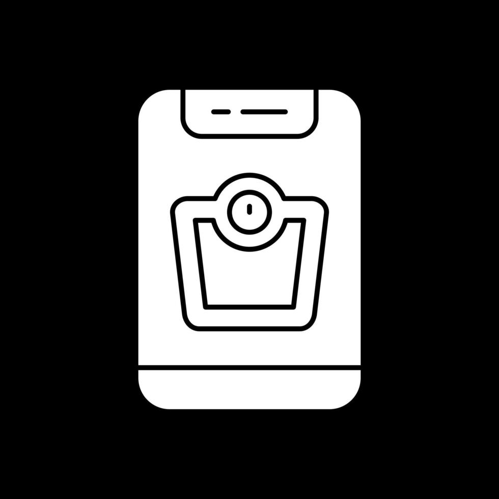 Gewicht Waage Vektor Icon Design