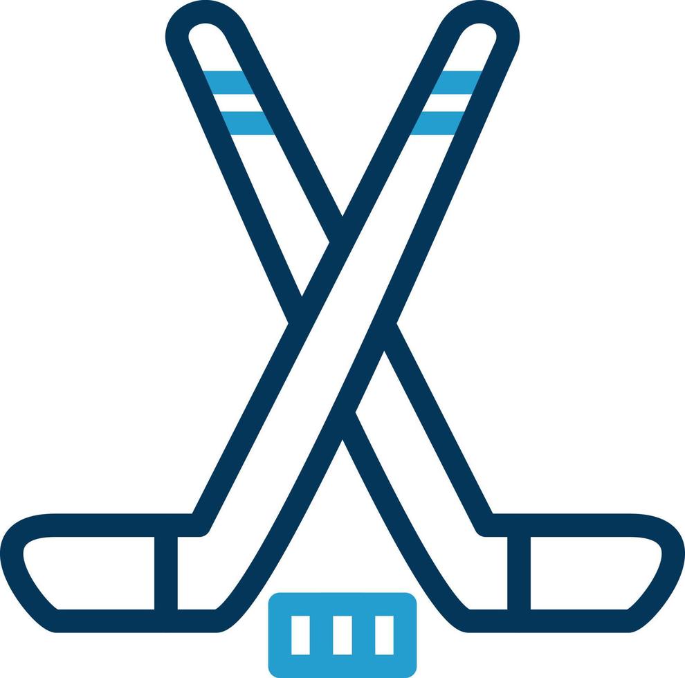 Eishockey-Vektor-Icon-Design vektor