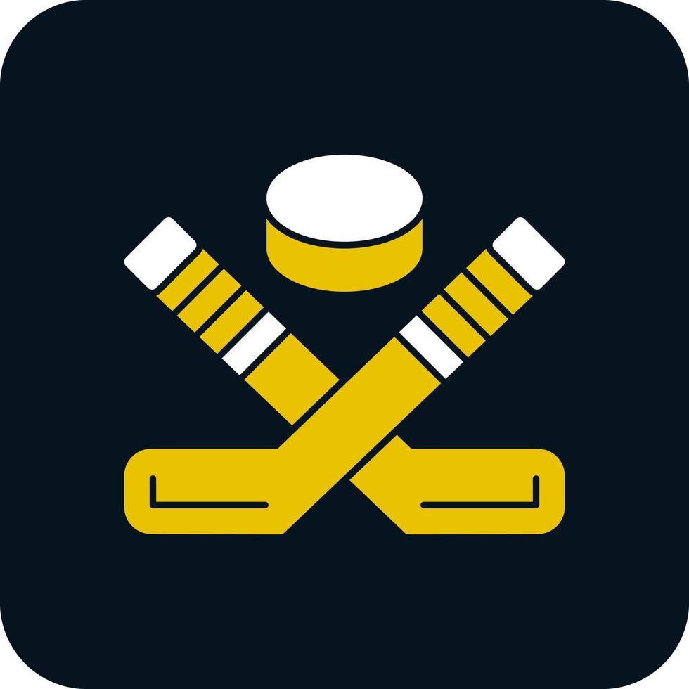 Eishockey-Vektor-Icon-Design vektor