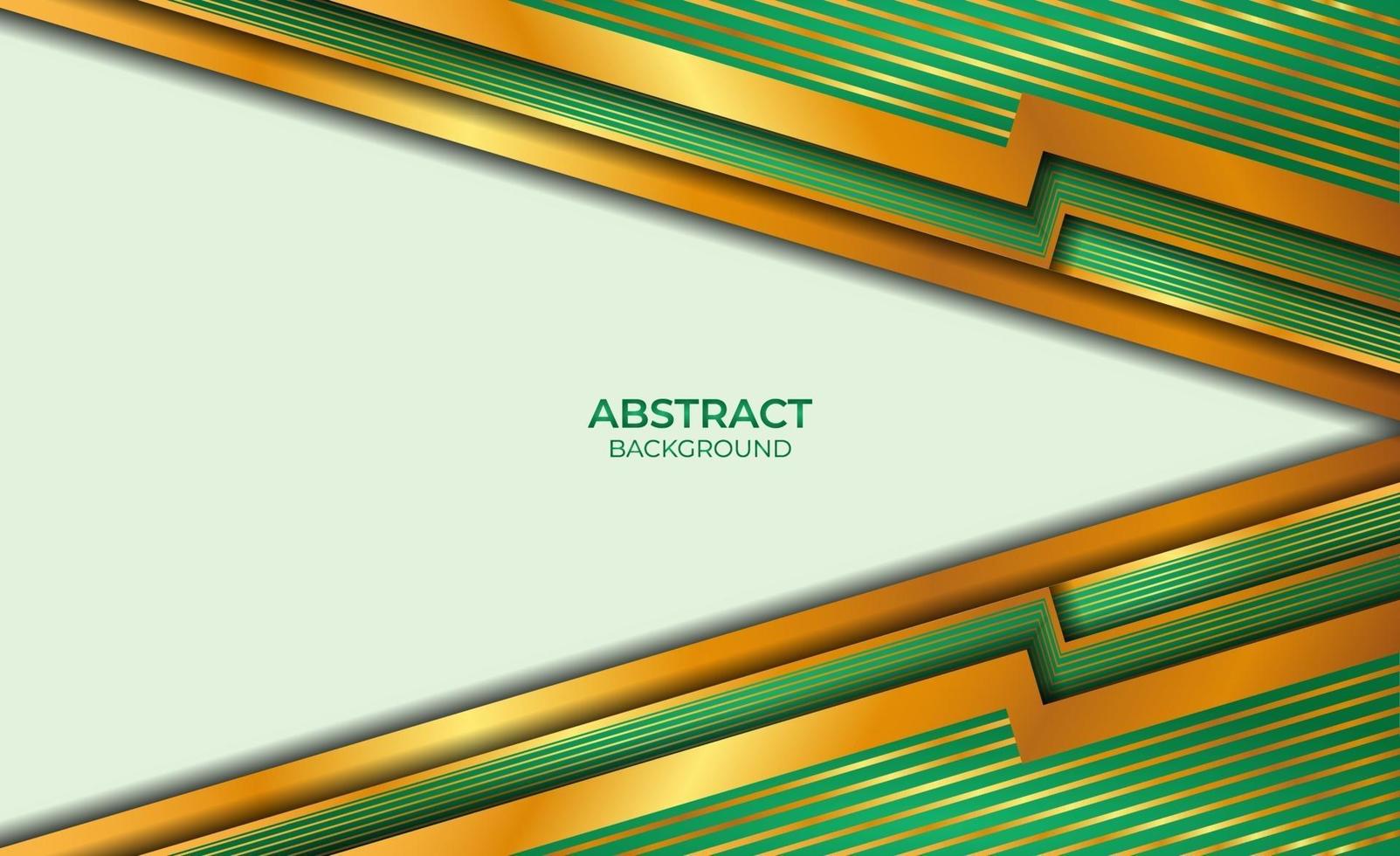 abstrakt stil bakgrund guld och grönt vektor