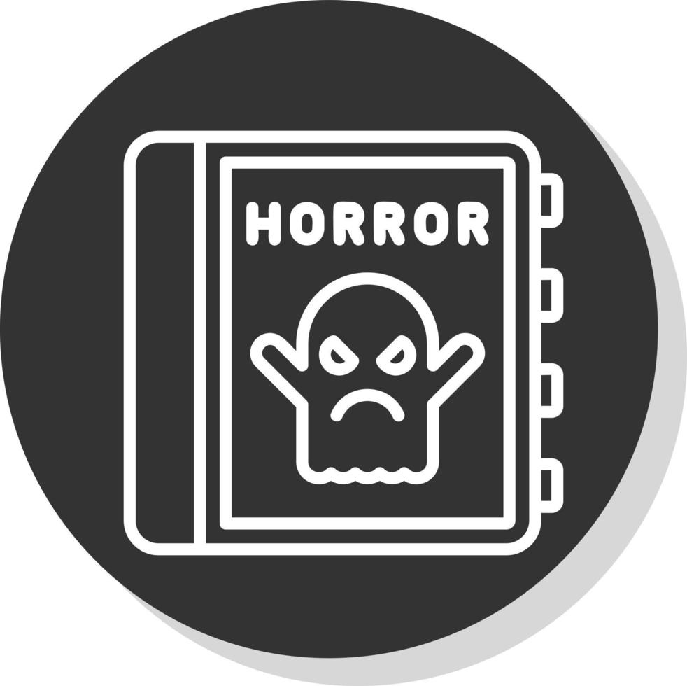 Horror-Vektor-Icon-Design vektor