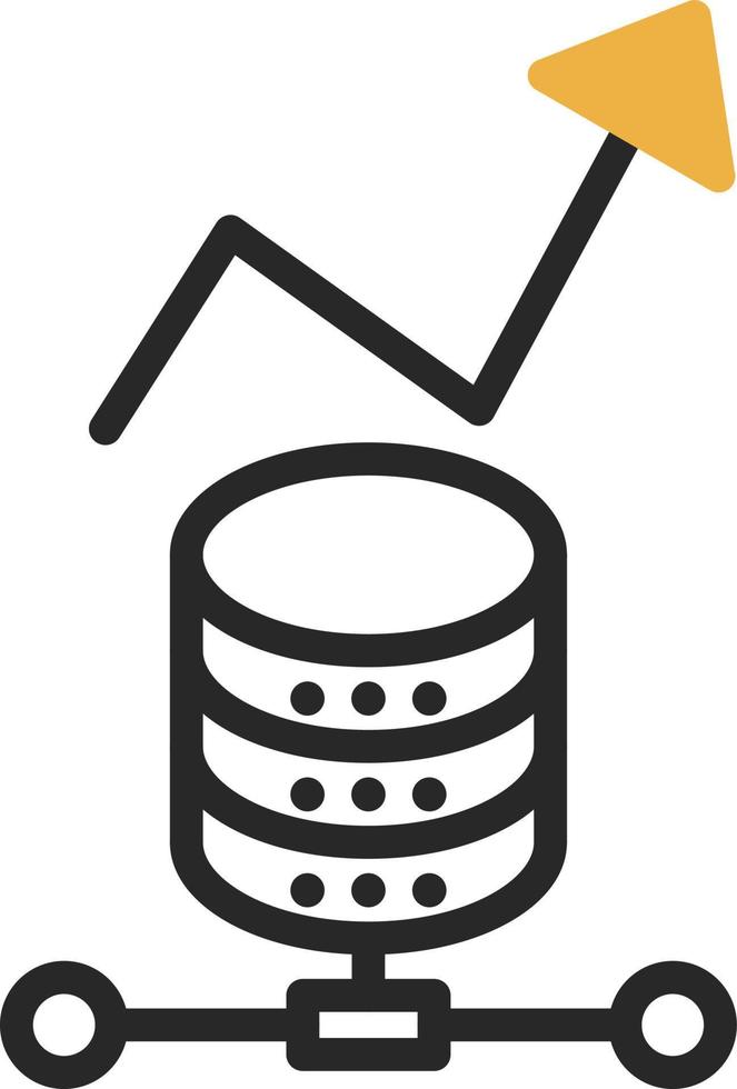 Datenanalyse-Vektor-Icon-Design vektor