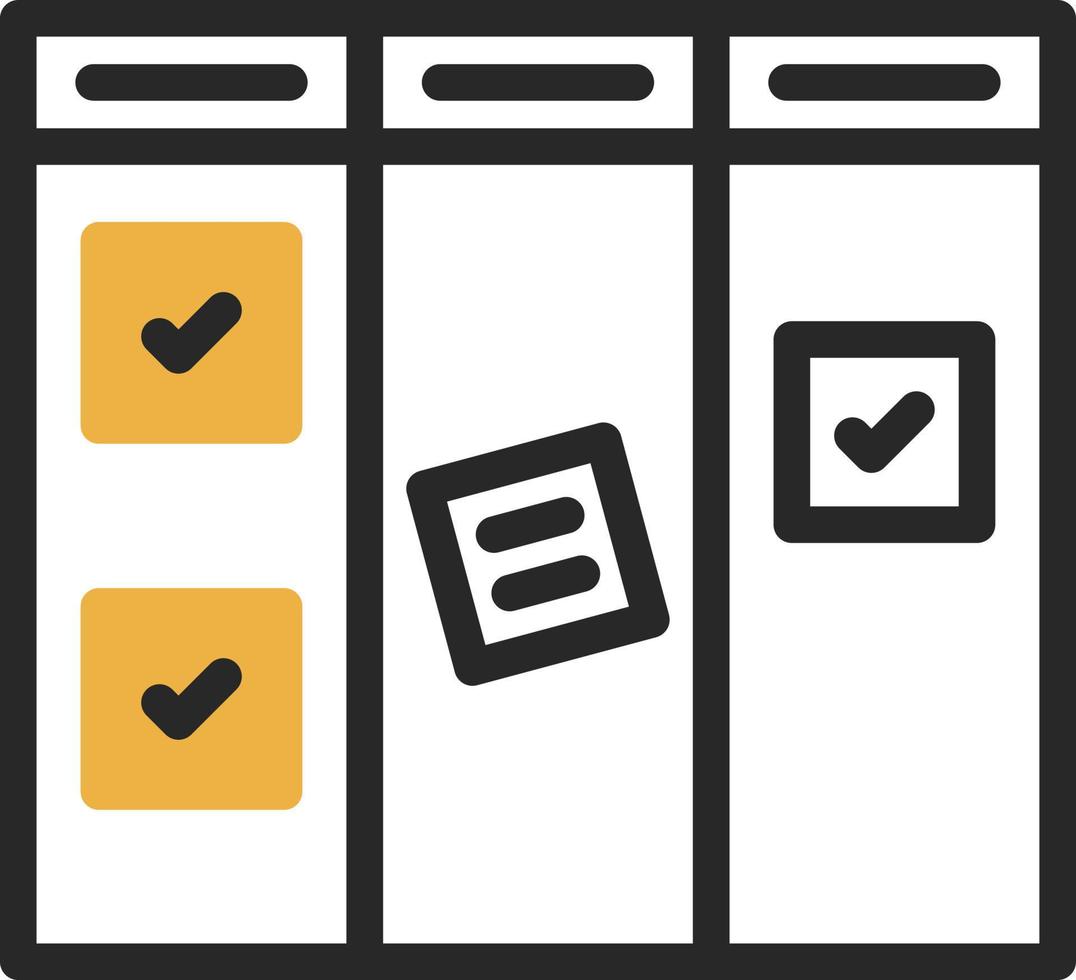 kanban vektor ikon design