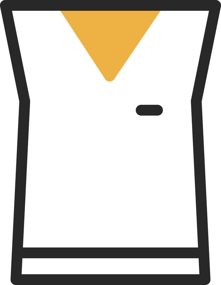 ärmelloses Shirt-Vektor-Icon-Design vektor