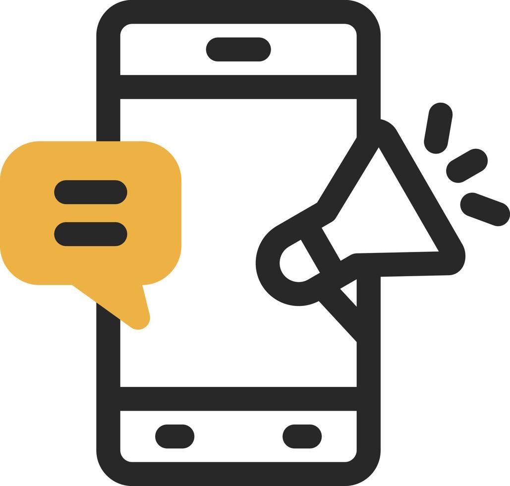 SMS marknadsföring vektor ikon design