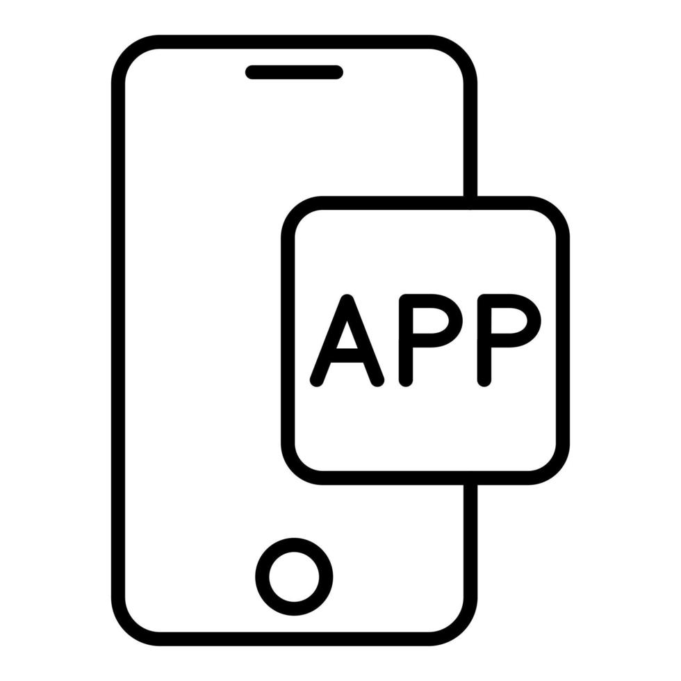 App Symbol Stil vektor