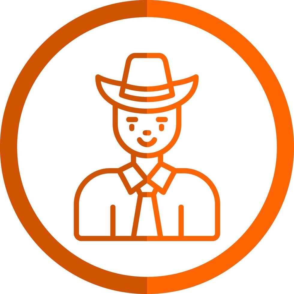 Cowboy-Vektor-Icon-Design vektor