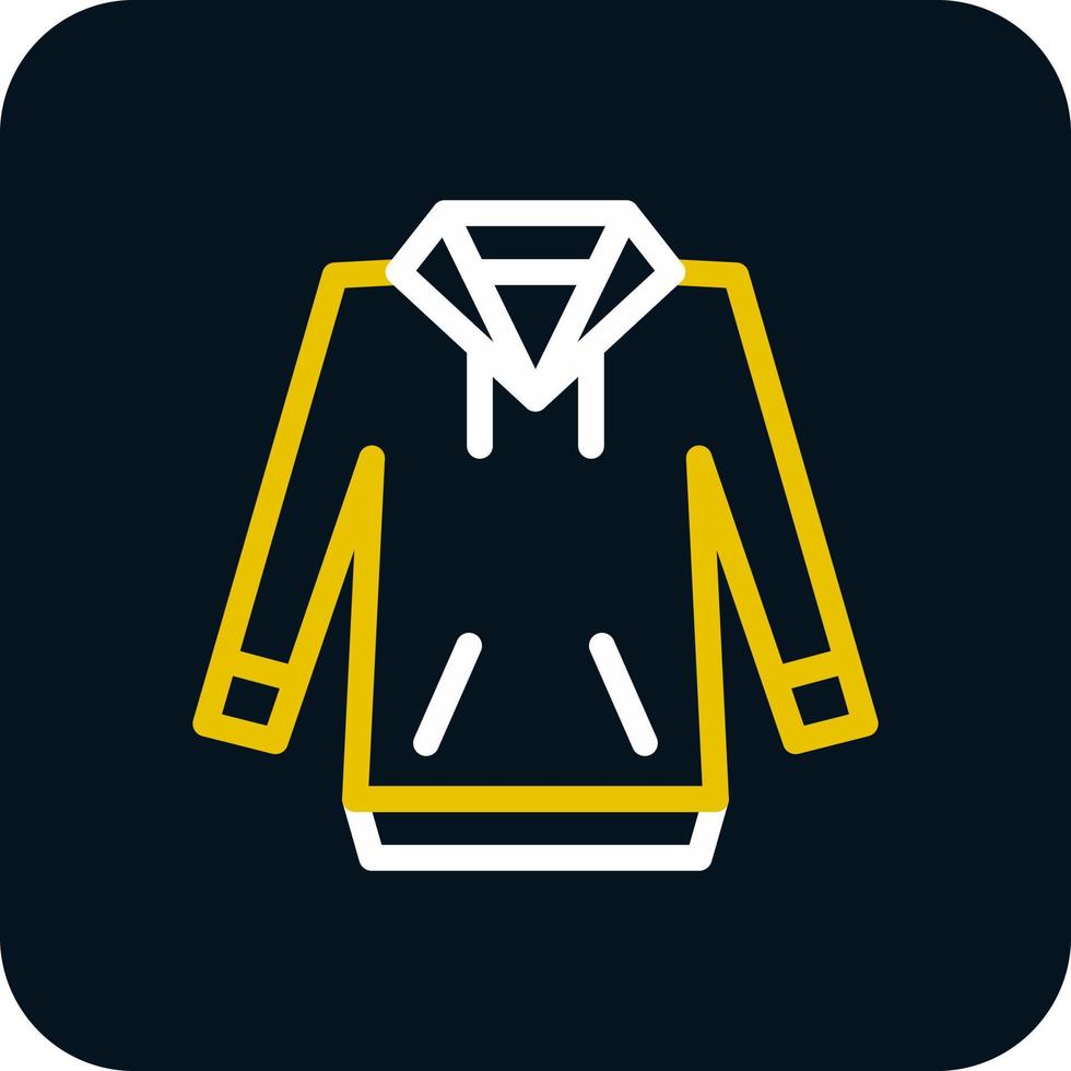 Hoodie-Vektor-Icon-Design vektor