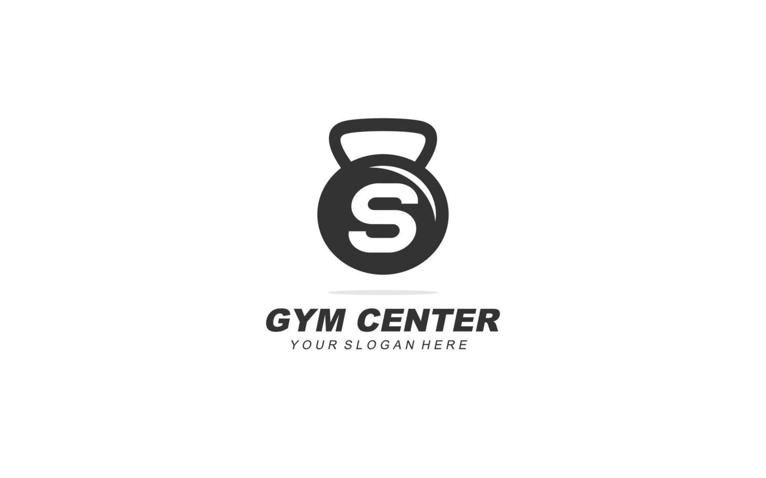 s Gym logotyp design inspiration. vektor brev mall design för varumärke.