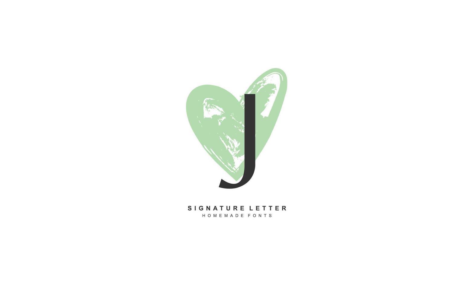 j Liebe Logo Design Inspiration. Vektor Brief Vorlage Design zum Marke.