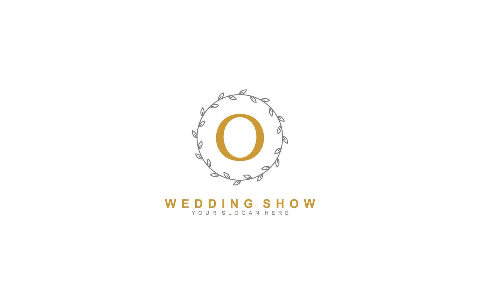 Ö Schönheit Blumen- Logo Design Inspiration. Vektor Brief Hochzeit Vorlage Design zum Marke.