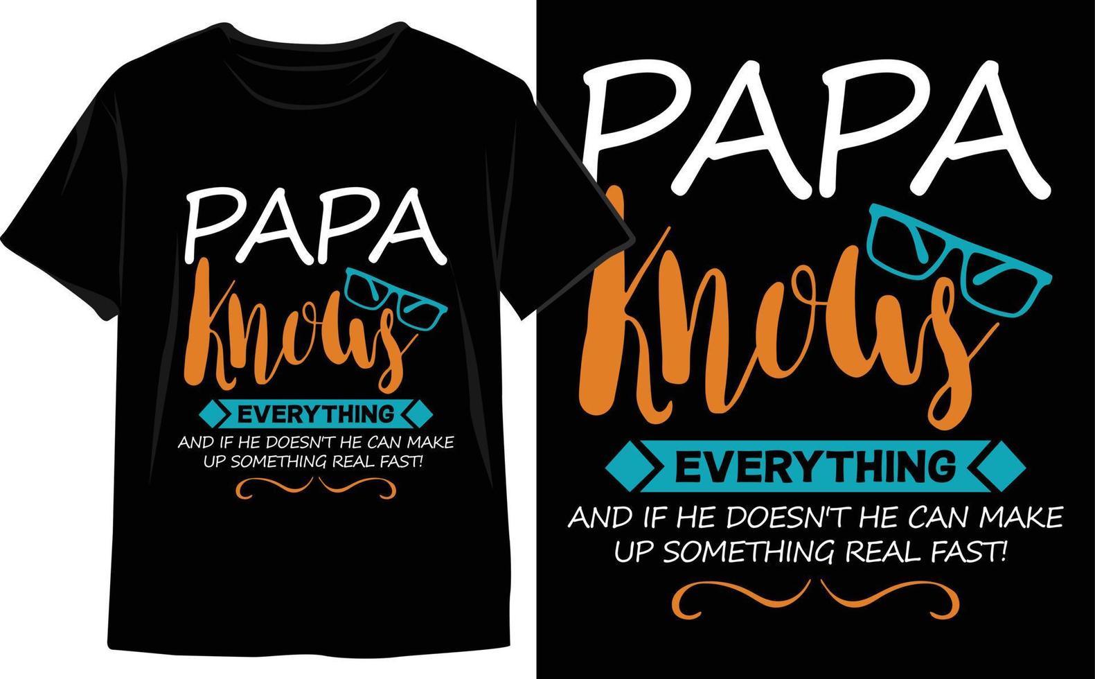 einzigartig Vaters Tag T-Shirt Design Vektor Grafik zu Show Ihre Anerkennung im Stil. Papa Vektor. komisch Papa t Shirt.