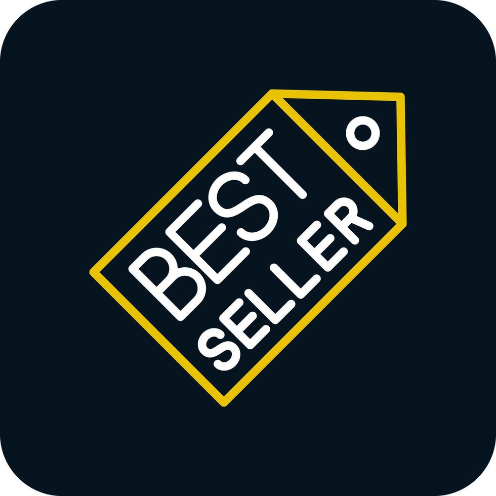 Bestseller-Vektor-Icon-Design vektor