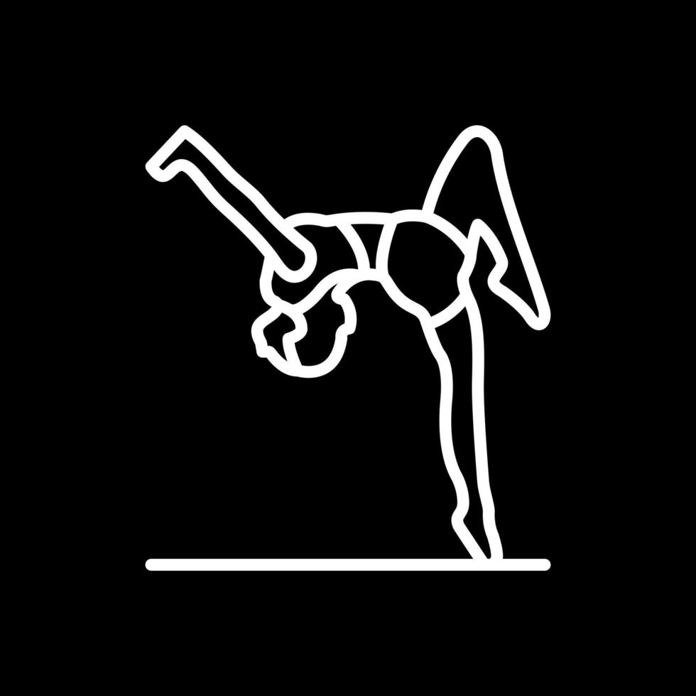 gymnast vektor ikon design
