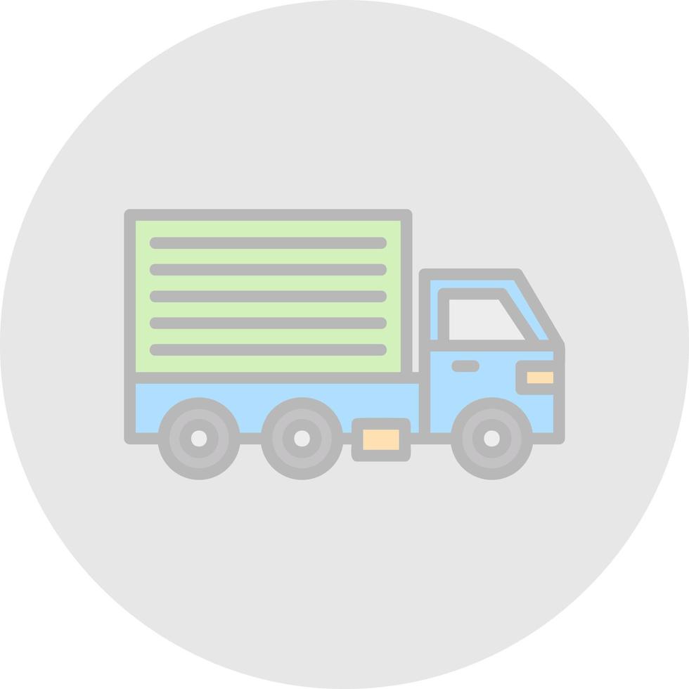 Fracht-LKW-Vektor-Icon-Design vektor