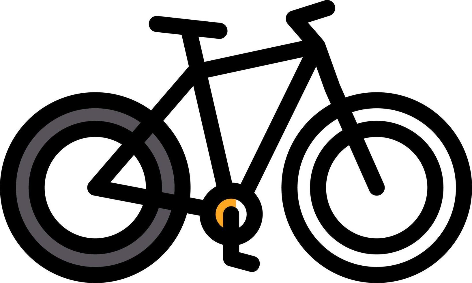 Fahrrad-Vektor-Icon-Design vektor