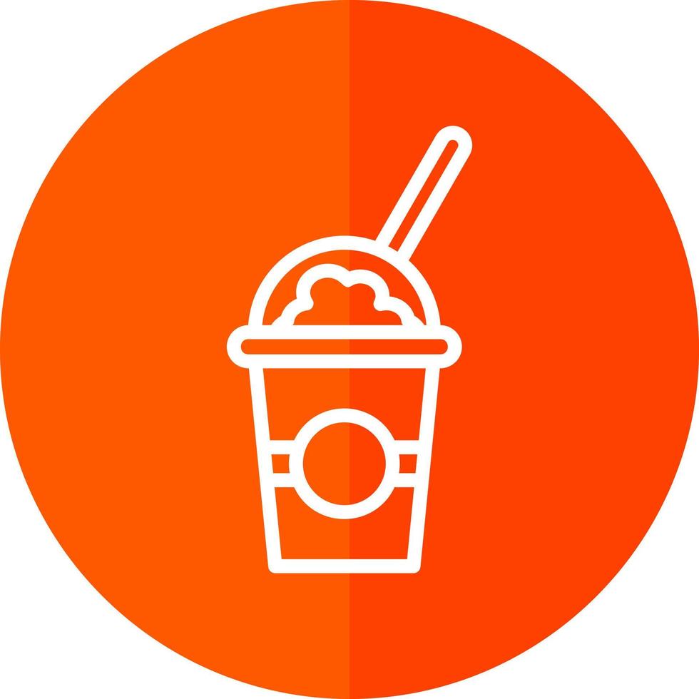 Milchshake-Vektor-Icon-Design vektor