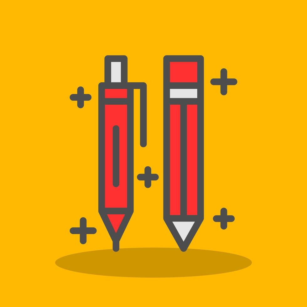 penna och penna vektor ikon design