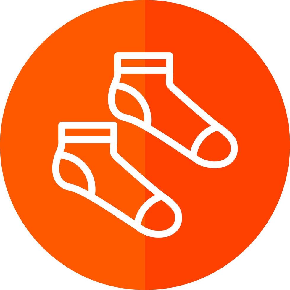 Socken-Vektor-Icon-Design vektor