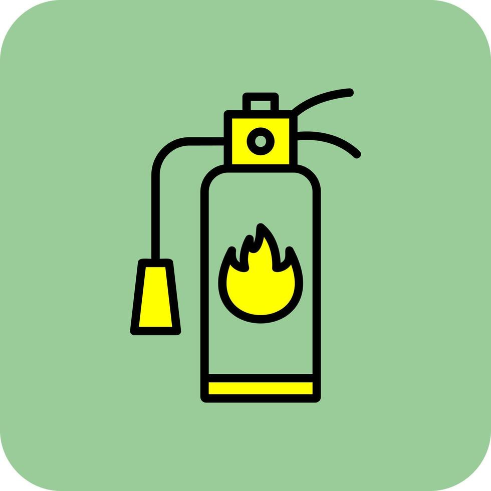 brand eldsläckare vektor ikon design