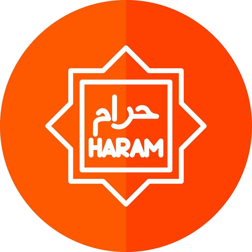 Haram-Vektor-Icon-Design vektor