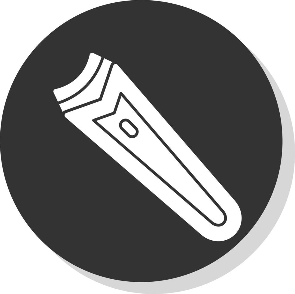 Nagelknipser-Vektor-Icon-Design vektor